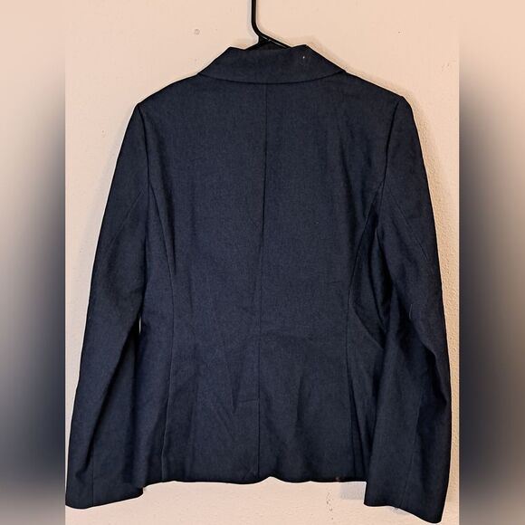 Rafaella Weekend Indigo Twill Blazer Suit Jacket Size Medium NWT - Picture 4 of 6